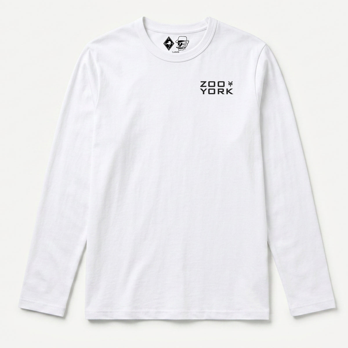 Zoo York Property Long Sleeve T-Shirt White - front