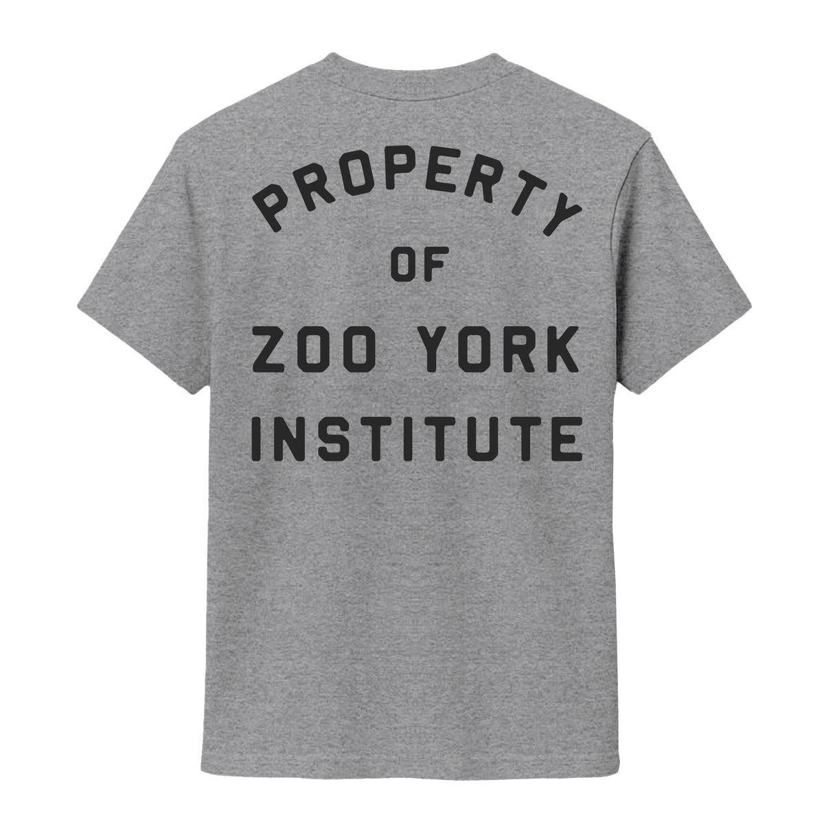 Zoo York Property T-Shirt Heather Grey - back