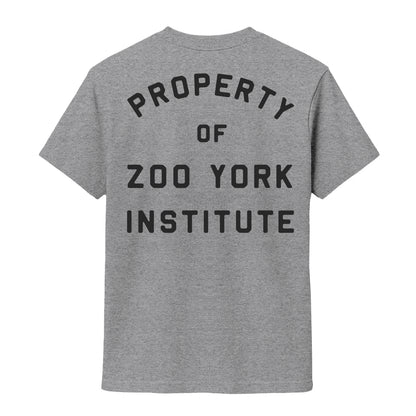 Zoo York Property T-Shirt Heather Grey - back