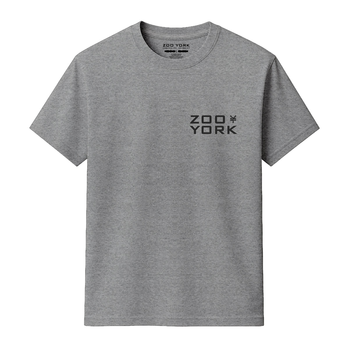 Zoo York Property T-Shirt Heather Grey - front