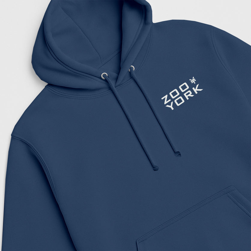 ZOO YORK STENCIL LAYERS HOODIE LITE AIRFORCE BLUE