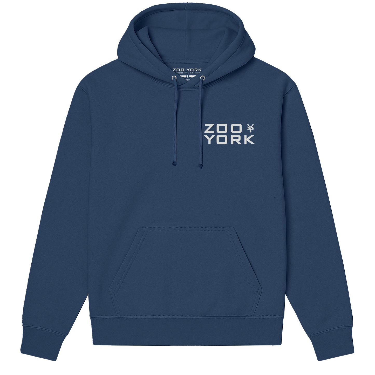 ZOO YORK STENCIL LAYERS HOODIE LITE AIRFORCE BLUE