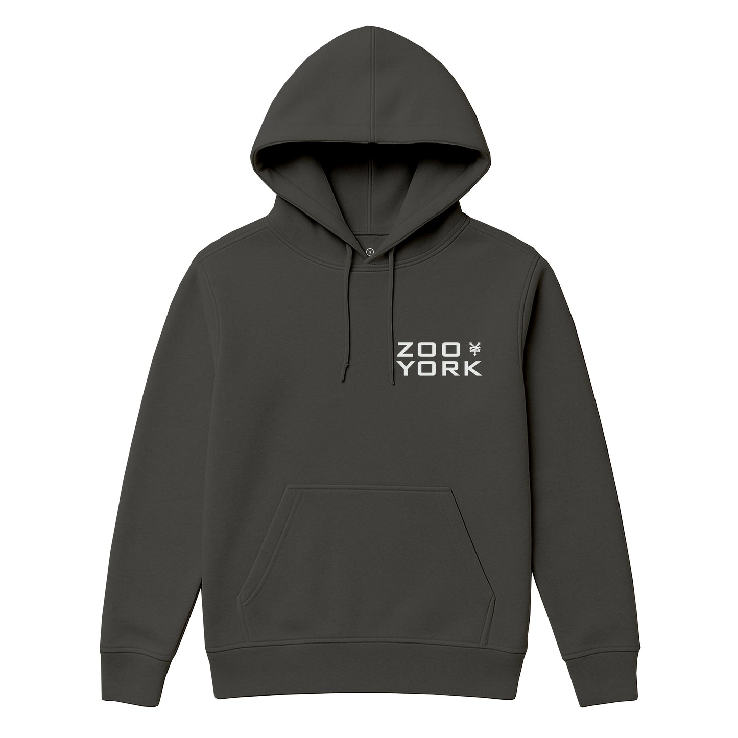 ZOO YORK STENCIL LAYERS HOODIE CHARCOAL
