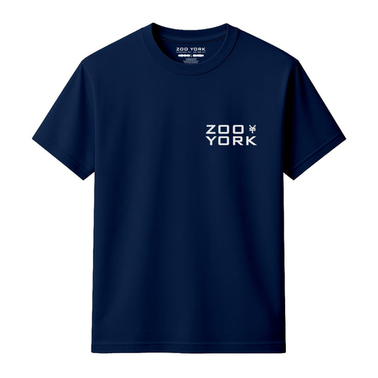 ZOO YORK STENCIL LAYERS T-SHIRT NAVY BLUE