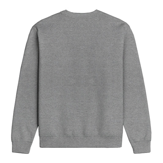 ZOO YORK BIG APPLE CREW SWEAT HEATHER GREY