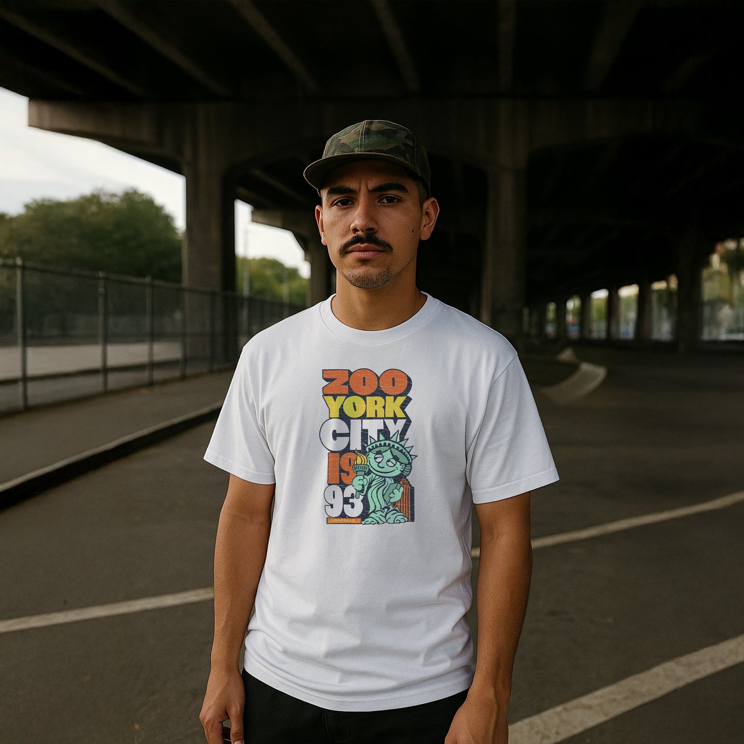 ZOO YORK LIBERTY STYLE T-SHIRT WHITE