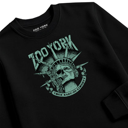 ZOO YORK TRUE EAST CREW SWEAT BLACK