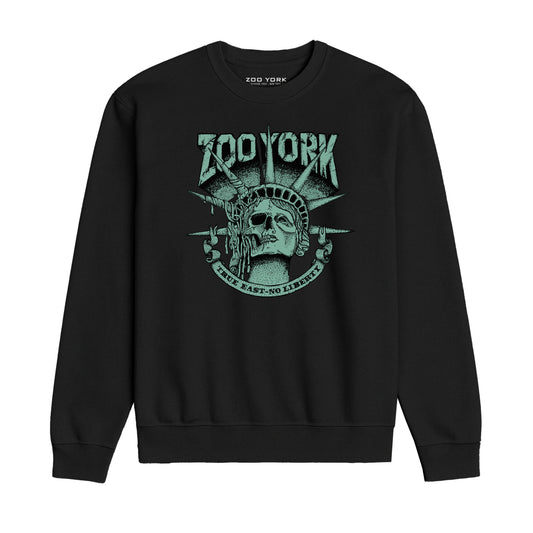 ZOO YORK TRUE EAST CREW SWEAT BLACK