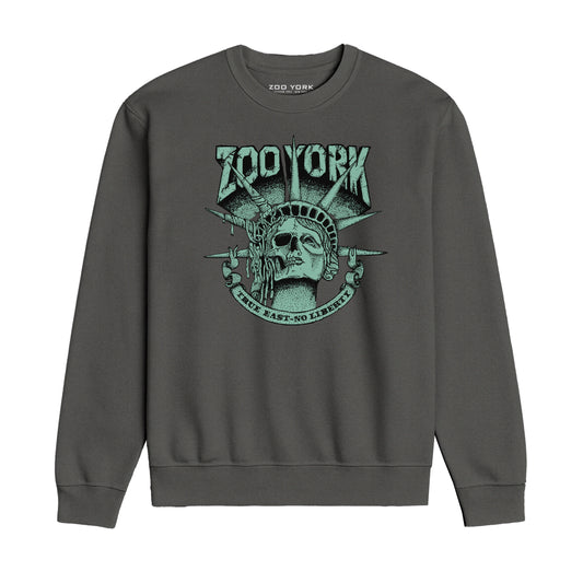 Zoo York True East Crew Sweat Charcoal - front