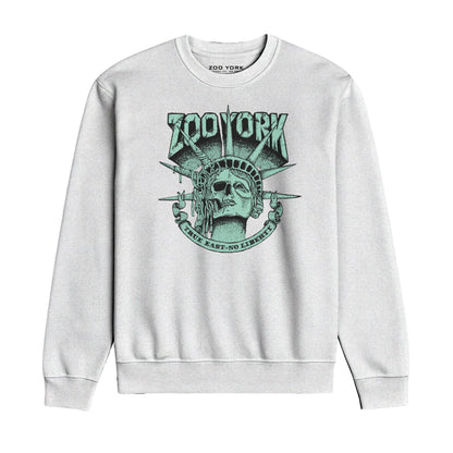Zoo York True East Crew Sweat White - front