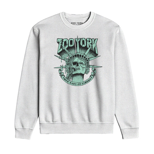 Zoo York True East Crew Sweat White - front
