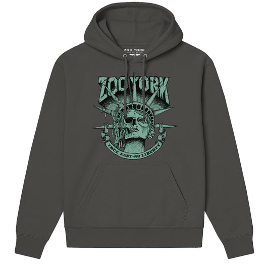 Zoo York True East Hoodie Charcoal - front