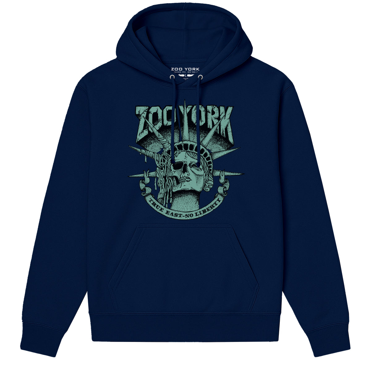 Zoo York True East Hoodie Navy - front