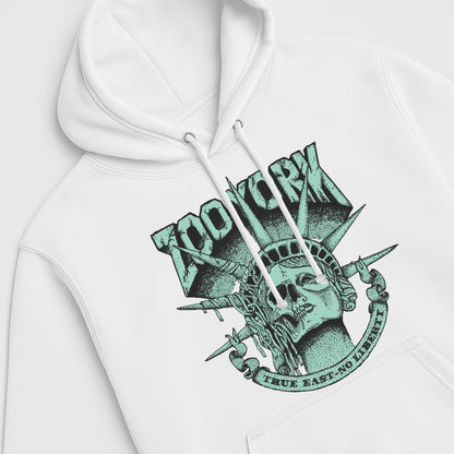 ZOO YORK TRUE EAST HOODIE LITE WHITE