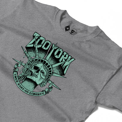 Zoo York True East Long Sleeve T-Shirt Heather Grey - detail
