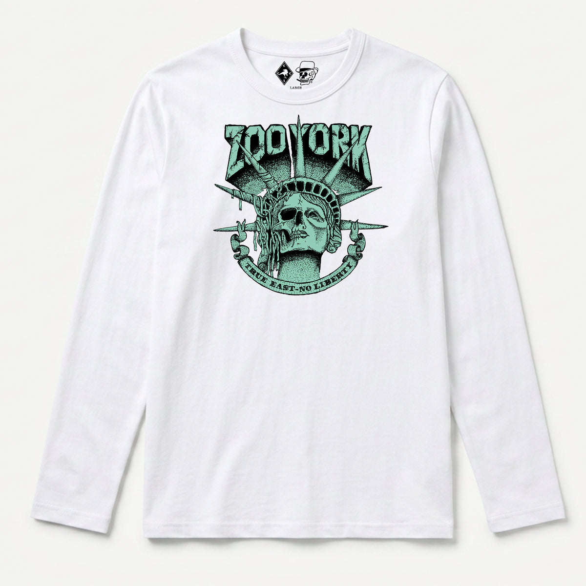 Zoo York True East Long Sleeve T-Shirt White - front