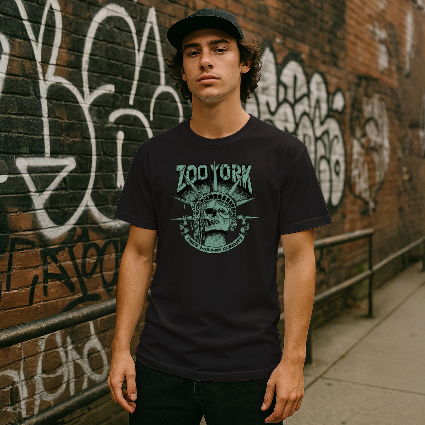 ZOO YORK TRUE EAST T-SHIRT BLACK