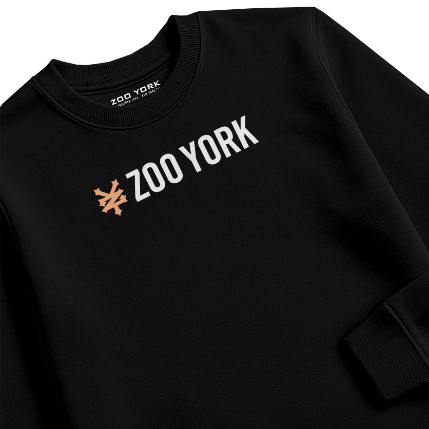 ZOO YORK CORE CREW SWEAT BLACK