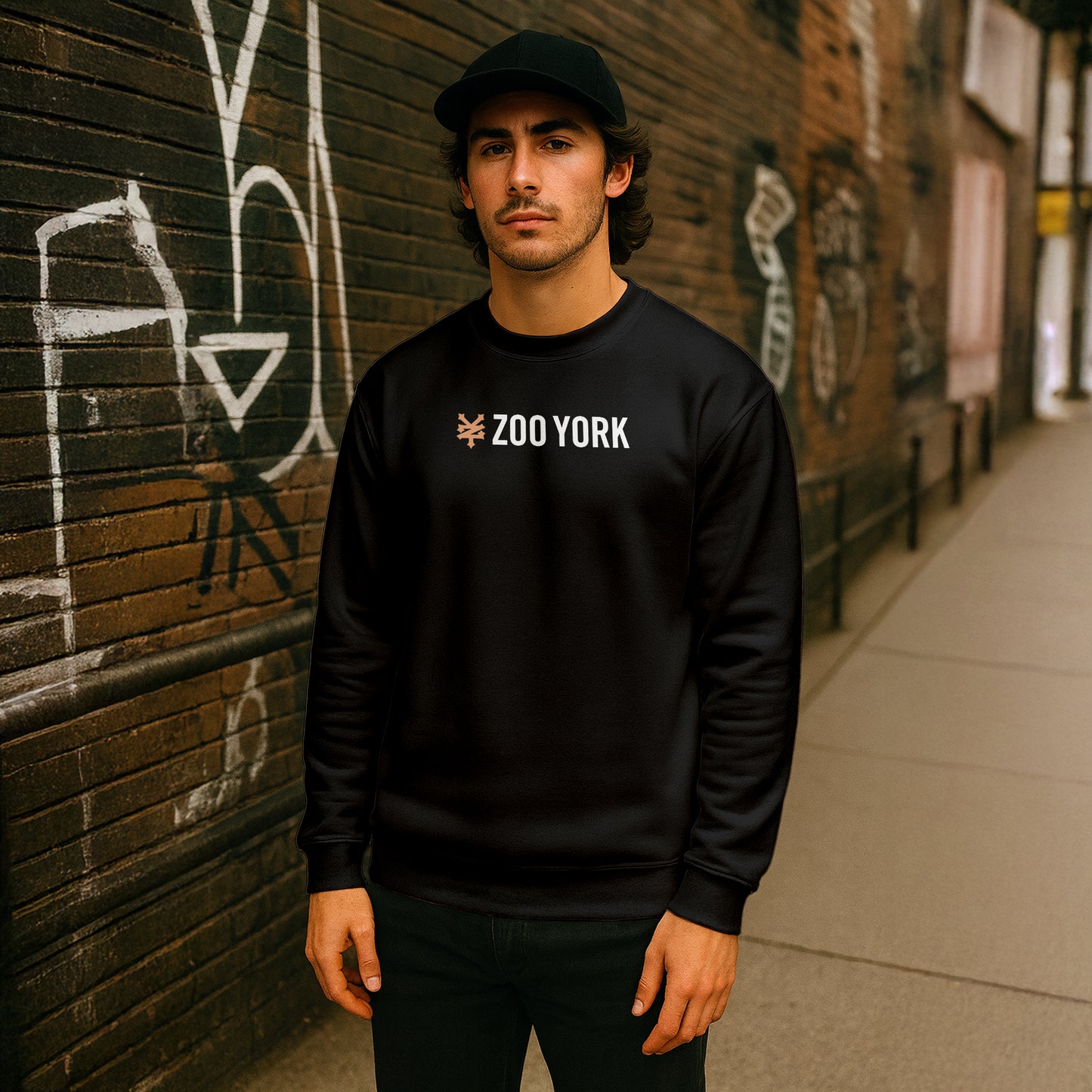 ZOO YORK CORE CREW SWEAT BLACK