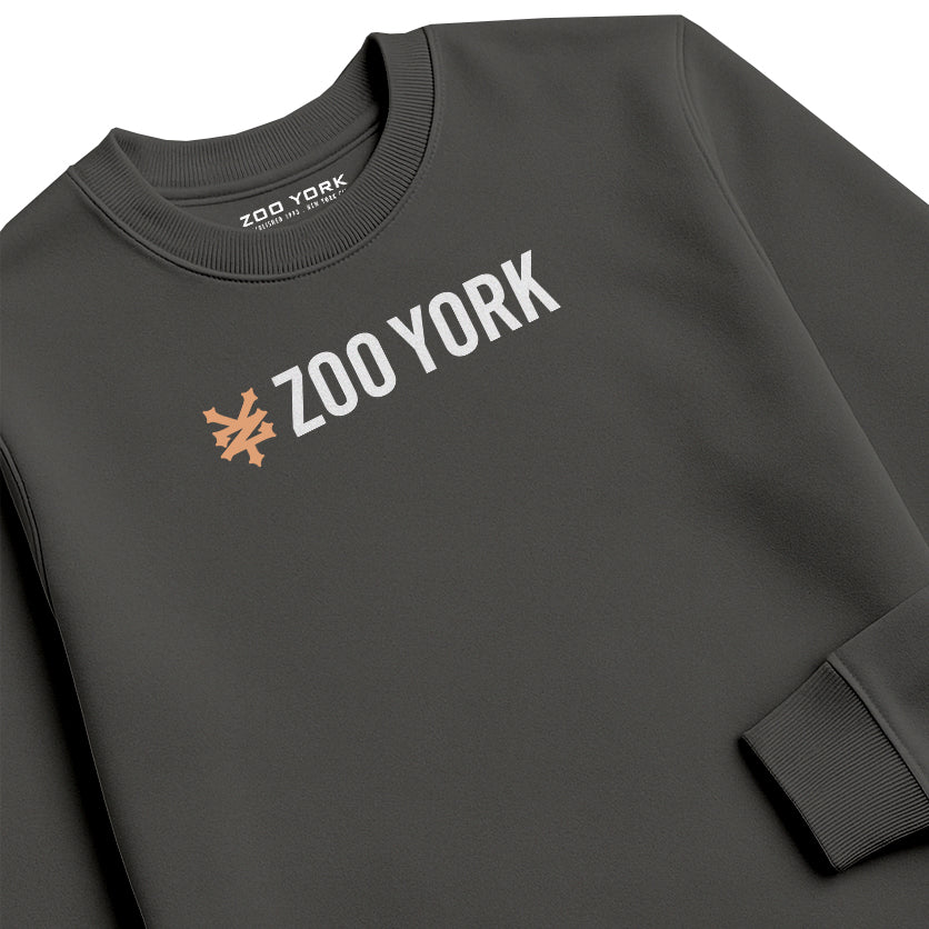 ZOO YORK CORE CREW SWEAT CHARCOAL