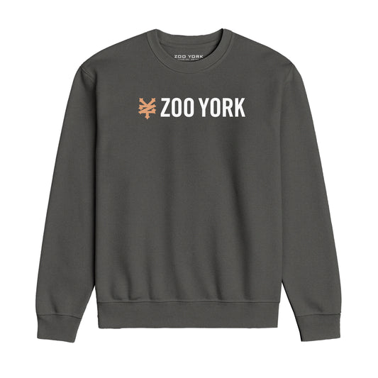 ZOO YORK CORE CREW SWEAT CHARCOAL
