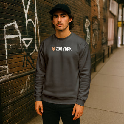 ZOO YORK CORE CREW SWEAT CHARCOAL