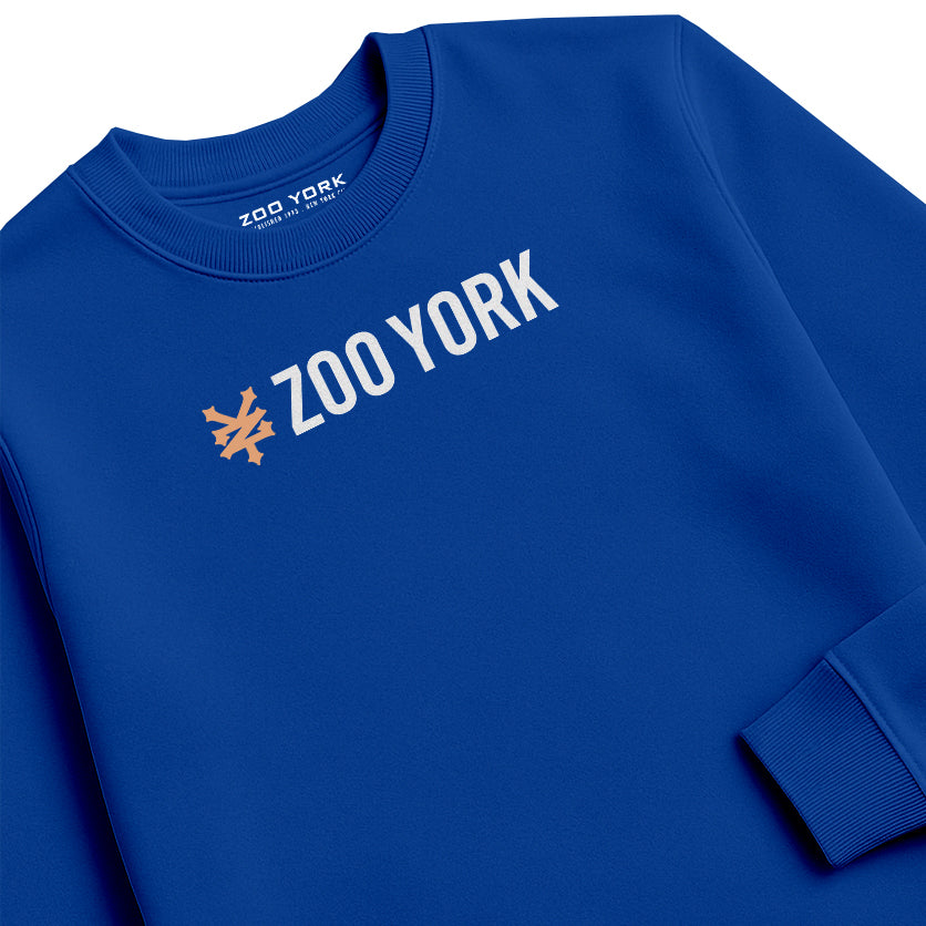 ZOO YORK CORE CREW SWEAT LITE ROYAL BLUE