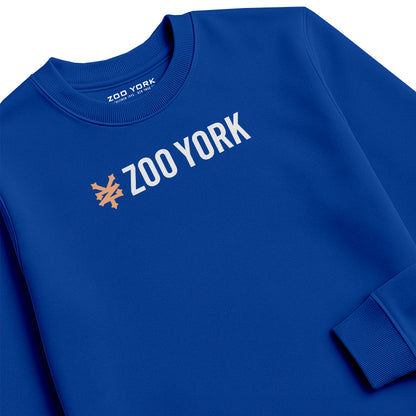 ZOO YORK CORE CREW SWEAT LITE ROYAL BLUE