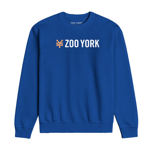 ZOO YORK CORE CREW SWEAT LITE ROYAL BLUE