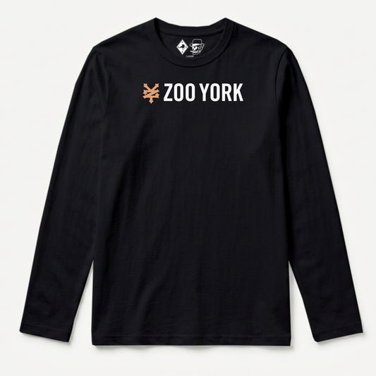 Zoo York Core Long Sleeve T-Shirt Black - front