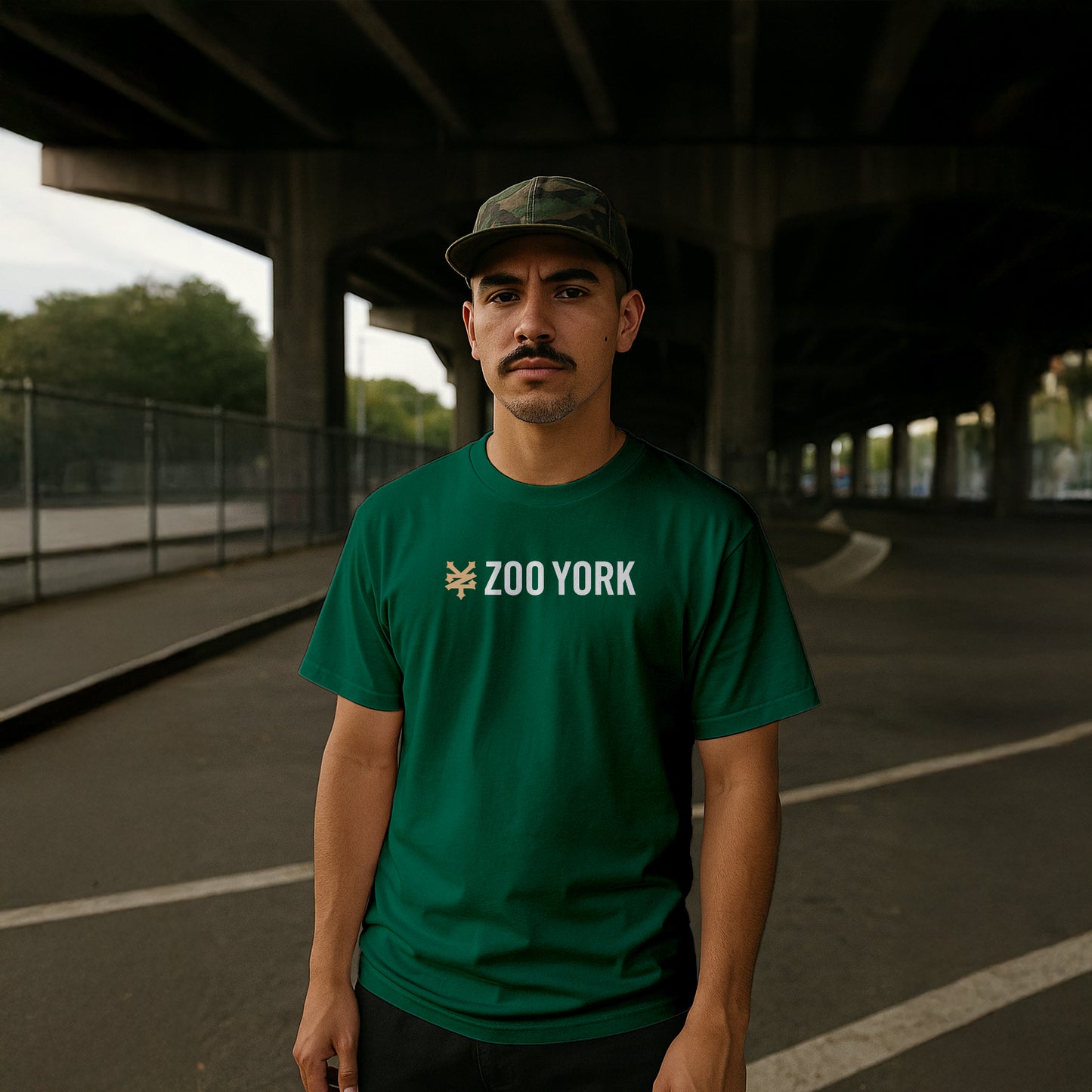 ZOO YORK CORE T-SHIRT COLLEGE GREEN