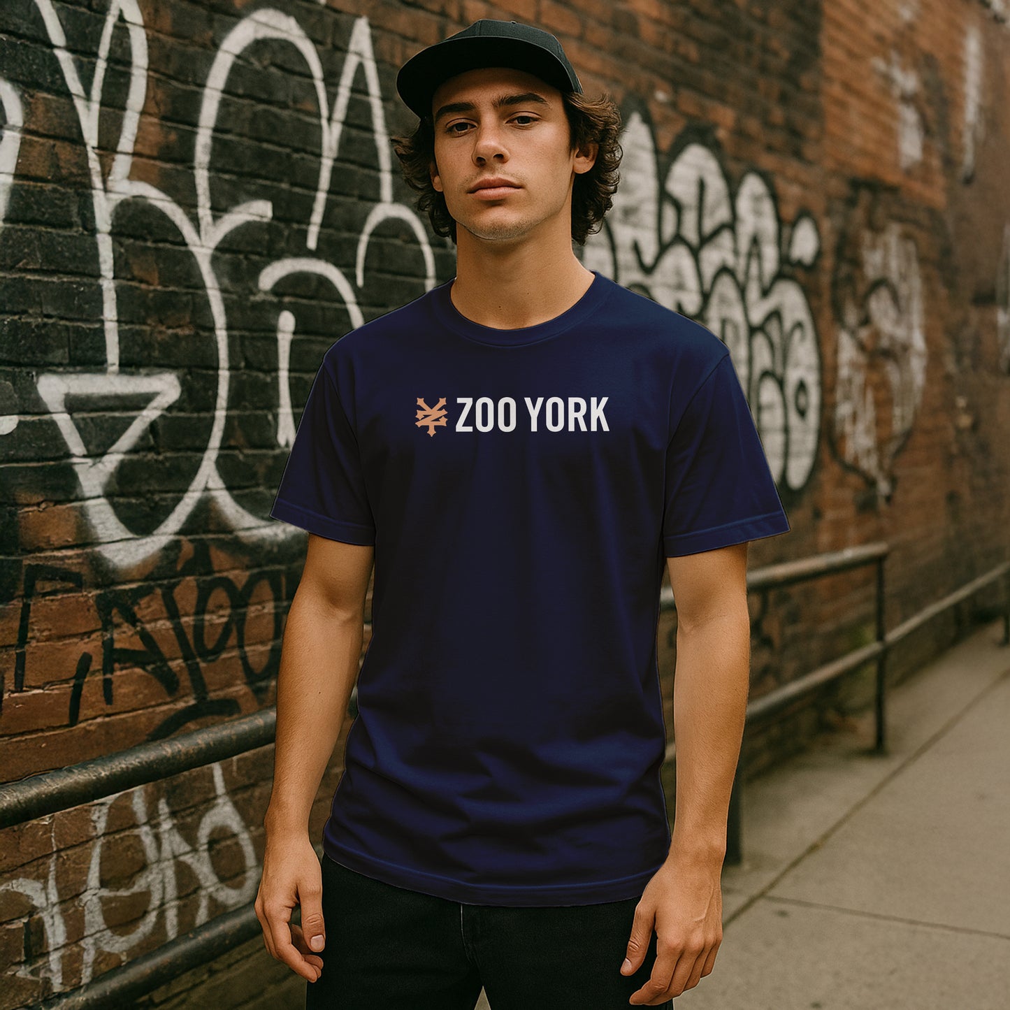 ZOO YORK CORE T-SHIRT NAVY BLUE