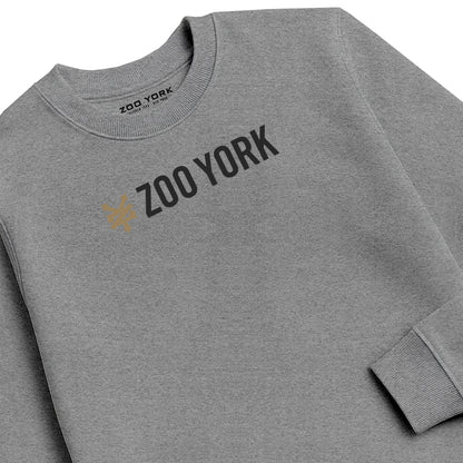 ZOO YORK CORE CREW SWEAT HEATHER GREY