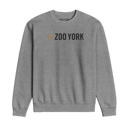 ZOO YORK CORE CREW SWEAT HEATHER GREY