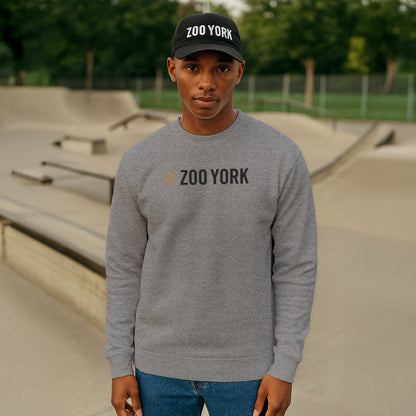 ZOO YORK CORE CREW SWEAT HEATHER GREY