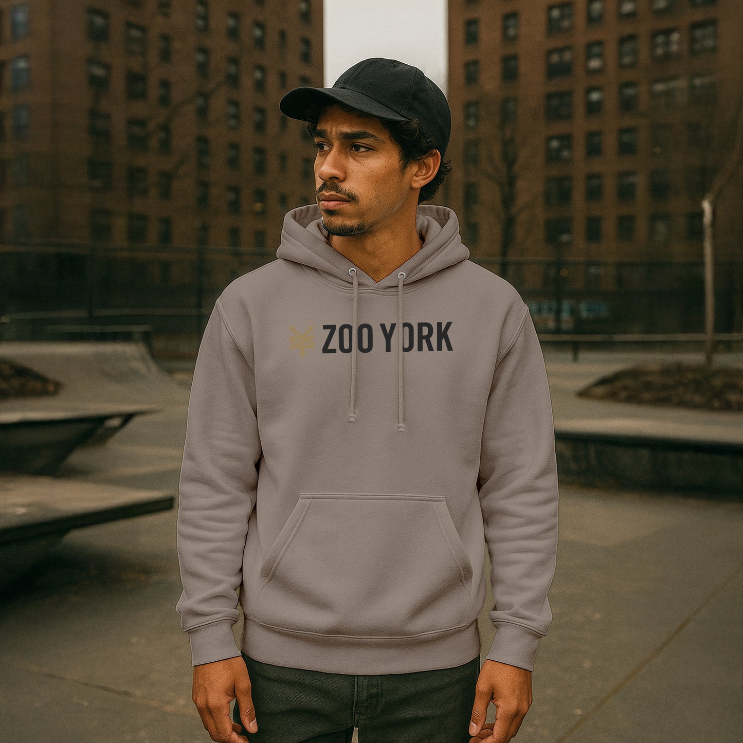 ZOO YORK CORE HOODIE STONE