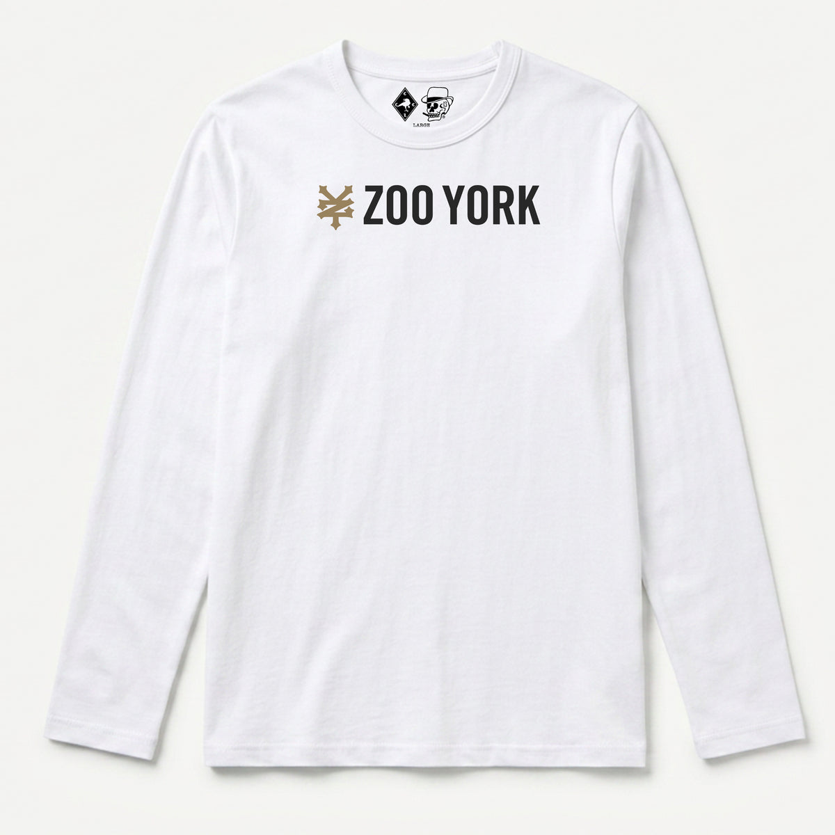 Zoo York Core Long Sleeve T-Shirt White - front