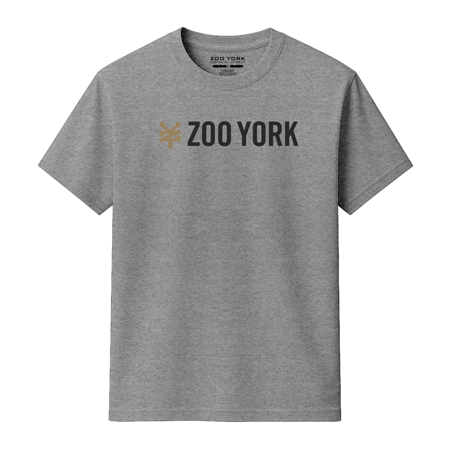 ZOO YORK CORE T-SHIRT HEATHER GREY
