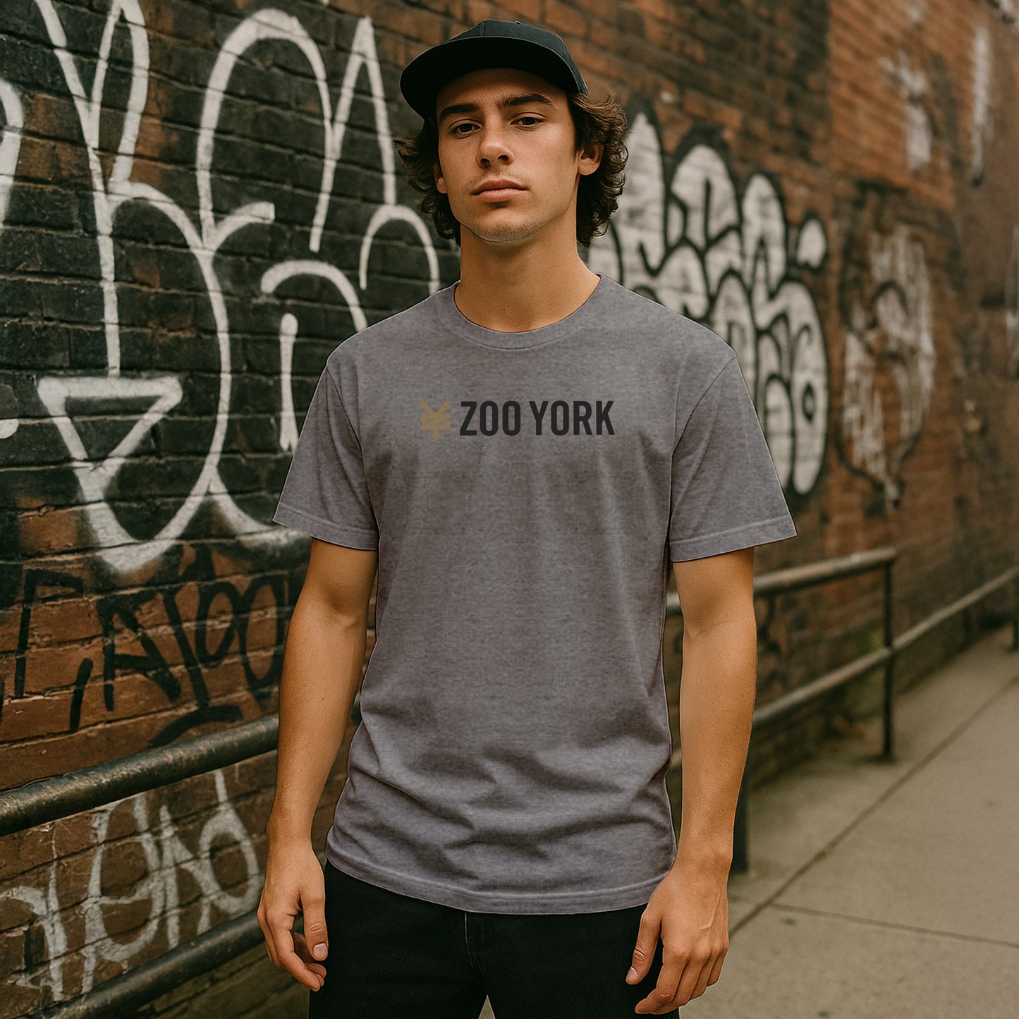 ZOO YORK CORE T-SHIRT HEATHER GREY