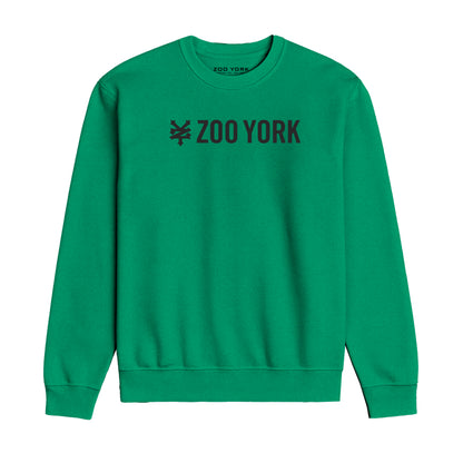 ZOO YORK CORE CREW SWEAT LITE KELLY GREEN