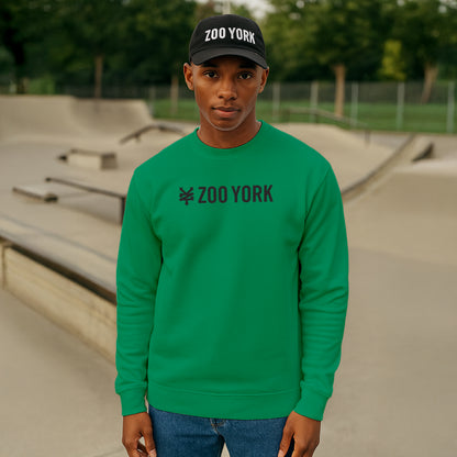 ZOO YORK CORE CREW SWEAT LITE KELLY GREEN