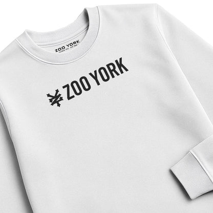 ZOO YORK CORE CREW SWEAT LITE WHITE
