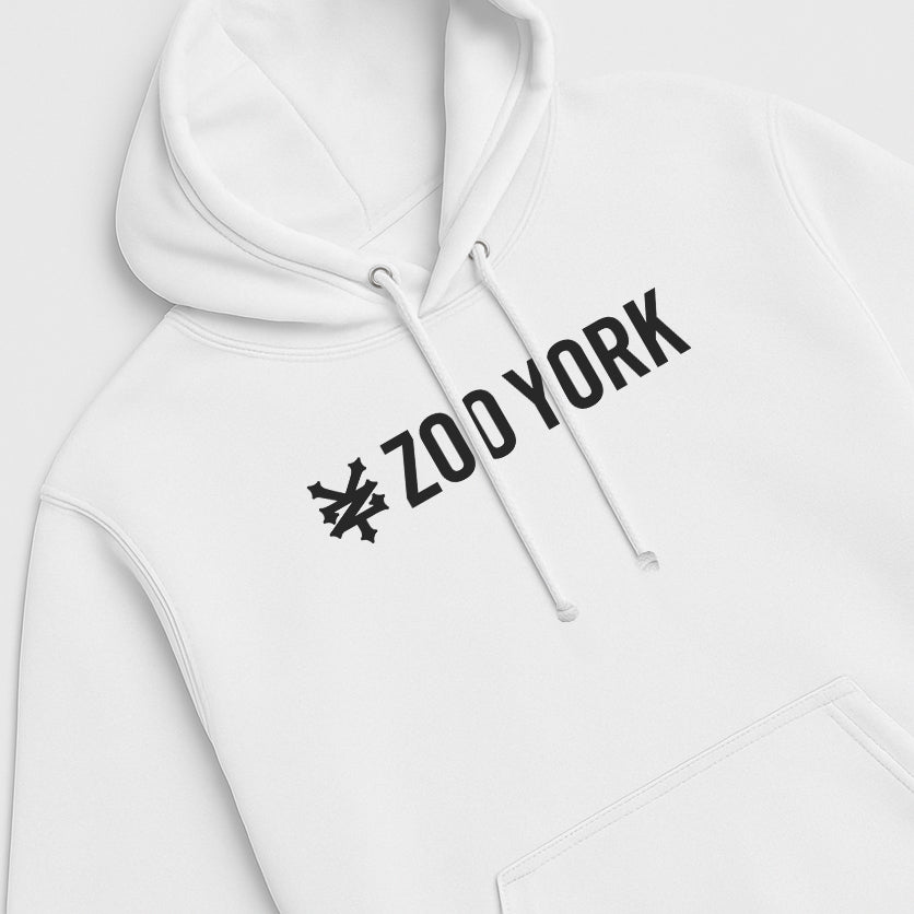 ZOO YORK CORE HOODIE LITE WHITE