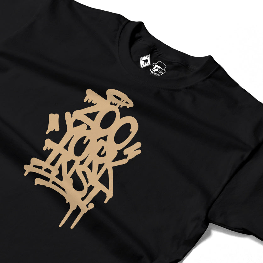 Zoo York Drippy Long Sleeve T-Shirt Black - detail
