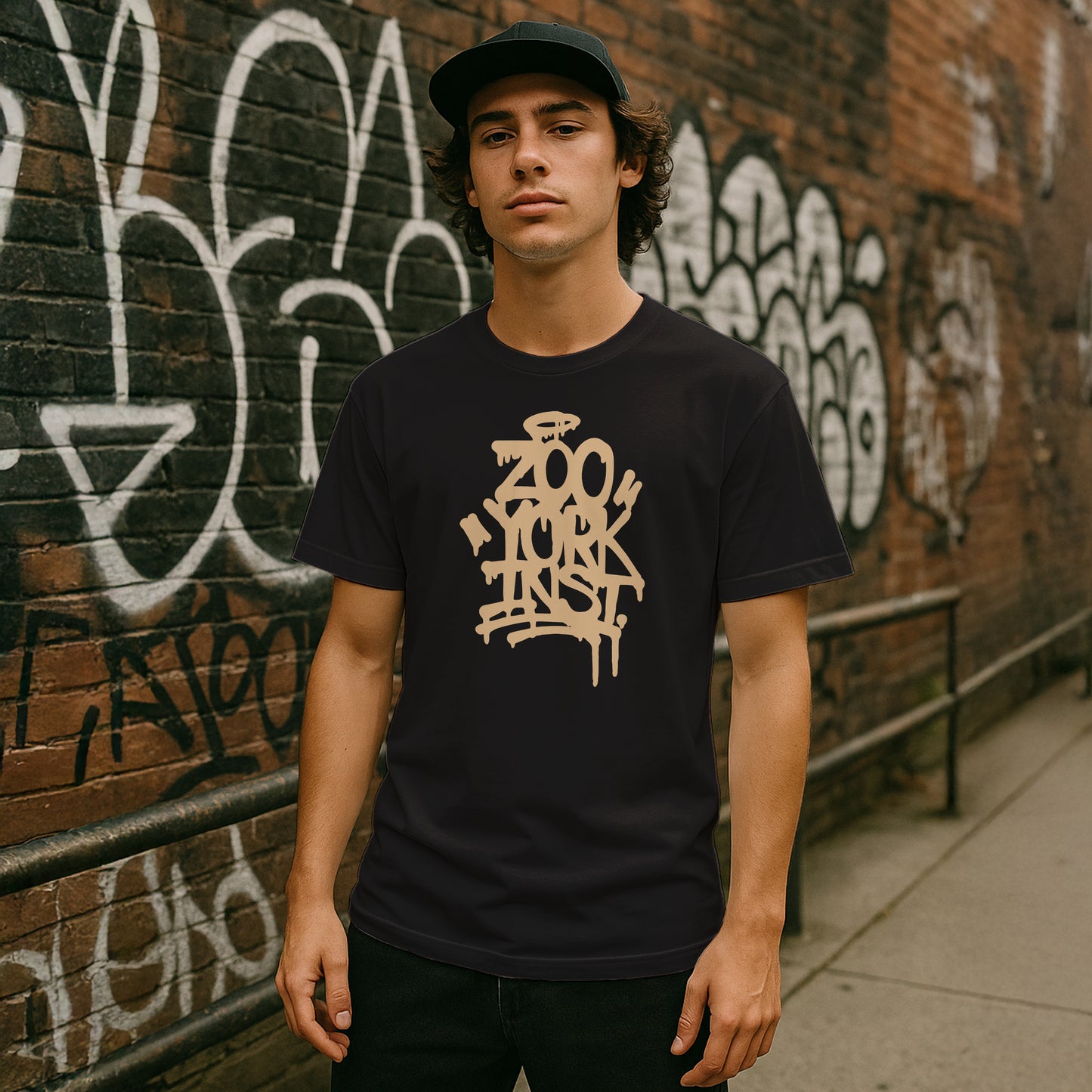 ZOO YORK DRIPPY T-SHIRT BLACK