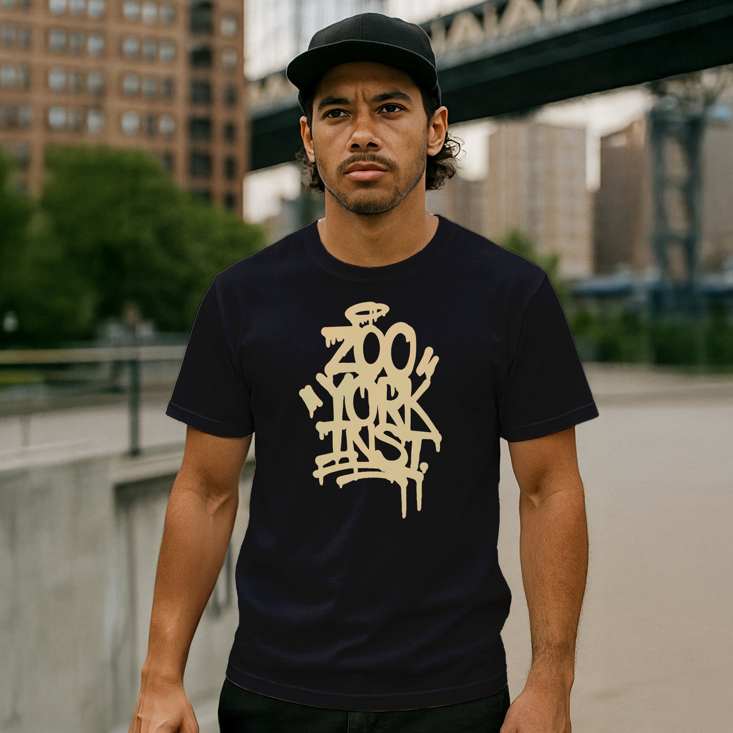 ZOO YORK DRIPPY T-SHIRT BLACK