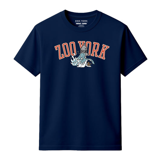 ZOO YORK HYDRANT T-SHIRT NAVY BLUE