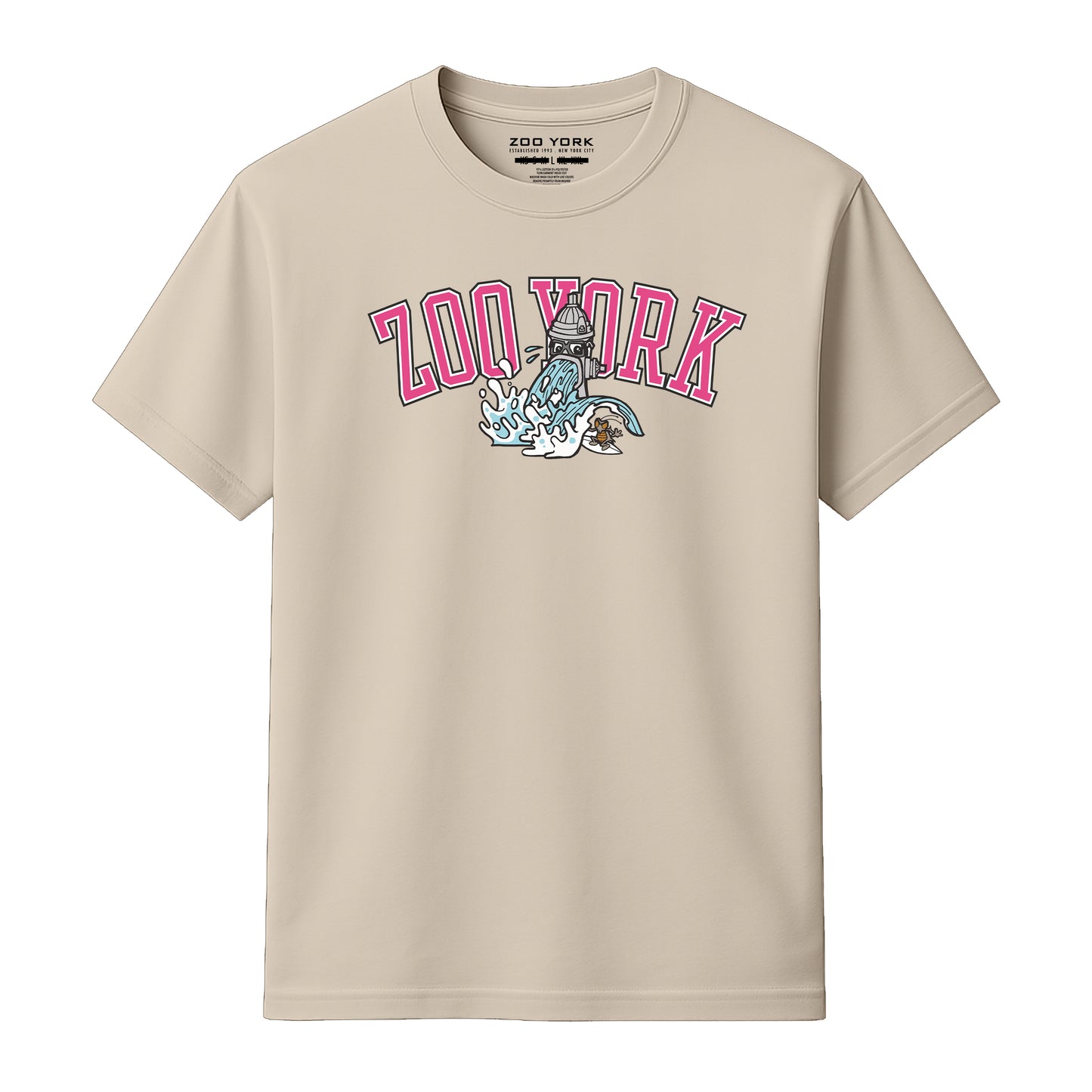 ZOO YORK HYDRANT T-SHIRT NATURAL