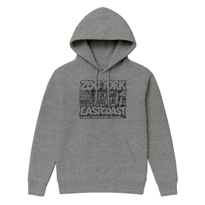 ZOO YORK CITY RIDES HOODIE HEATHER GREY