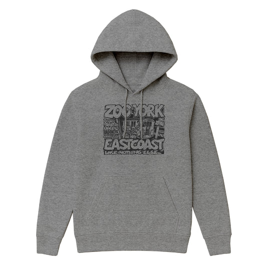 ZOO YORK CITY RIDES HOODIE HEATHER GREY